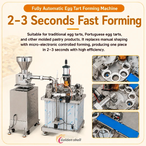 Fully Automatic Egg Tart Shell Forming factory